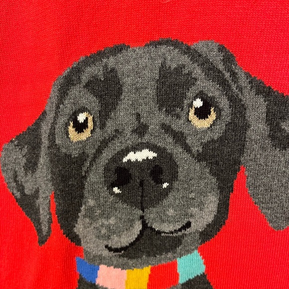 NWOT Joules Miranda Intarsia Knit Jumper/Sweater (with Black Lab!) - Picture 6 of 14